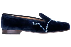 Women Stubbs & Wootton Pisces Velvet Slipper (Women)