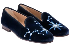 Women Stubbs & Wootton Sagittarius Velvet Slipper (Women)