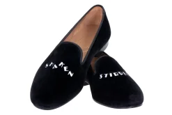 Women Stubbs & Wootton Shaken Stirred Velvet Slipper (Women)