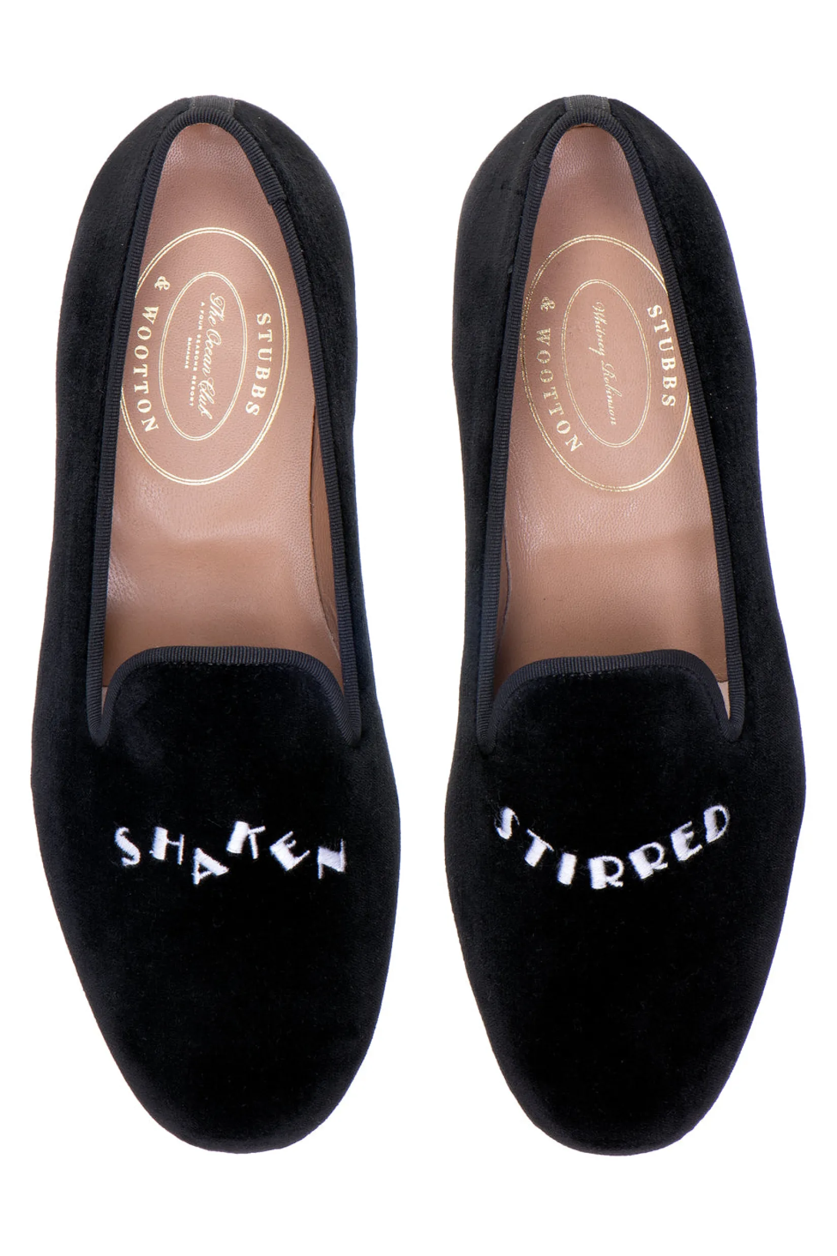 Stubbs & Wootton Shaken Stirred Velvet Slipper (Men)