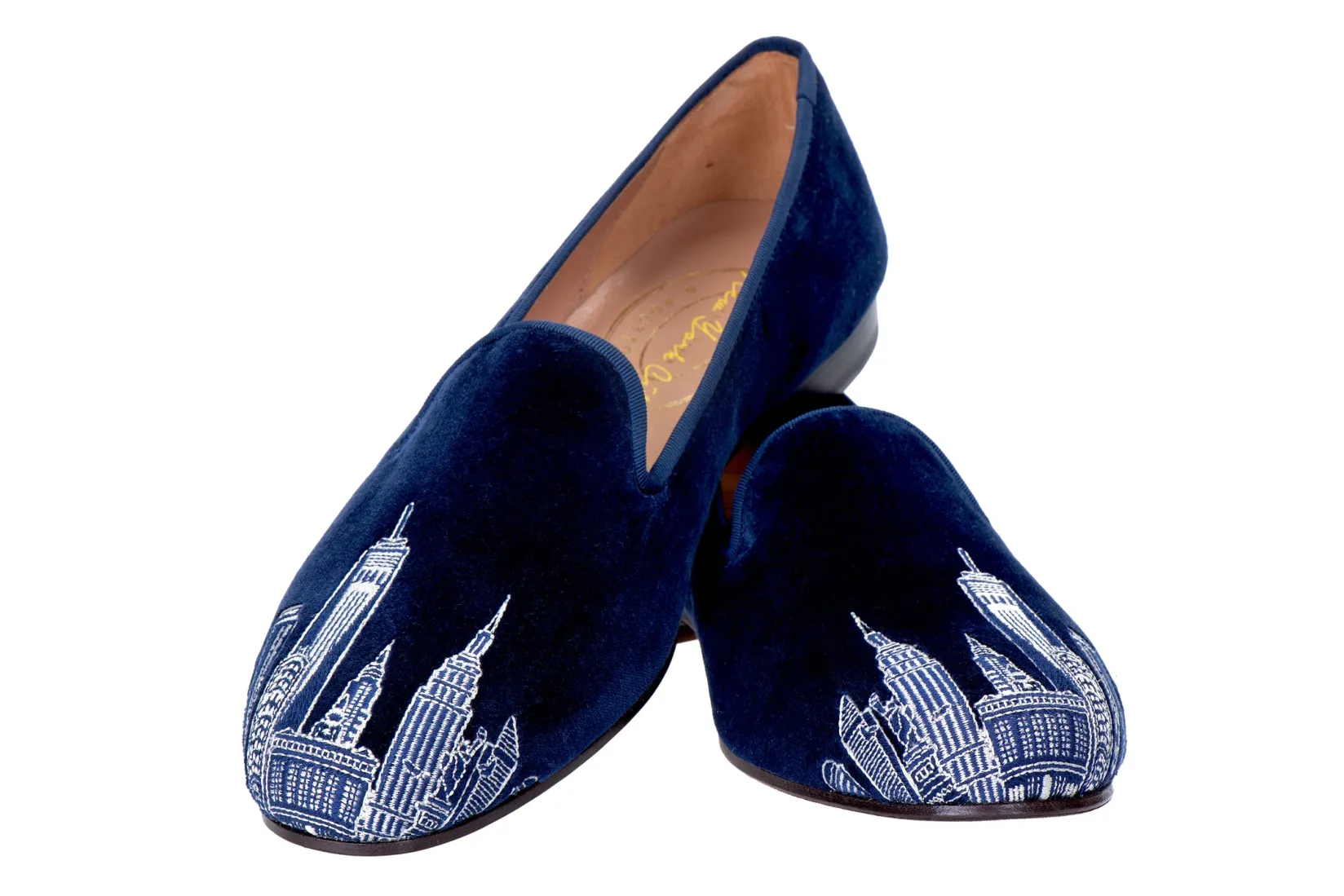 Stubbs & Wootton Skyline Velvet Slipper (Men)