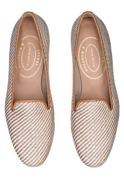 Stubbs & Wootton Straw Raffia Slipper (Men)