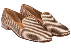 Stubbs & Wootton Straw Raffia Slipper (Men)