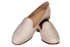 Stubbs & Wootton Straw Raffia Slipper (Men)