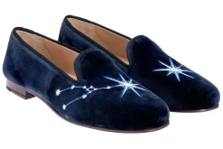 Women Stubbs & Wootton Taurus Velvet Slipper (Women)