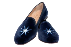 Stubbs & Wootton Taurus Velvet Slipper (Men)