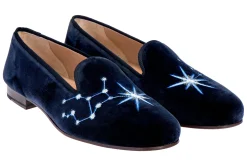 Women Stubbs & Wootton Virgo Velvet Slipper (Women)
