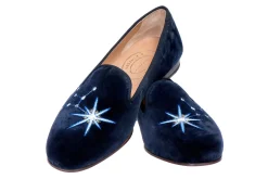 Women Stubbs & Wootton Virgo Velvet Slipper (Women)