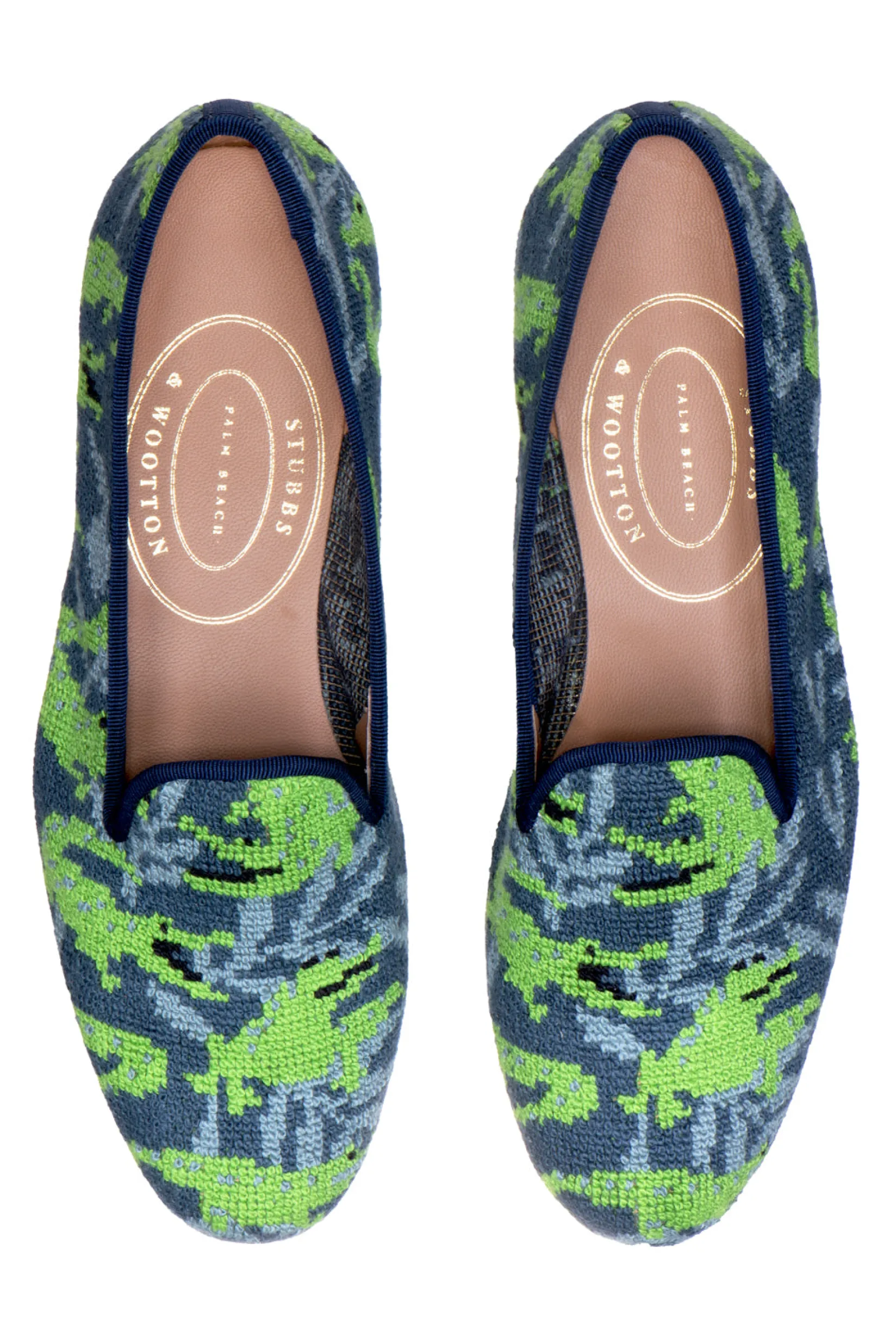 Stubbs & Wootton Wetlands Needlepoint Slipper (Men)