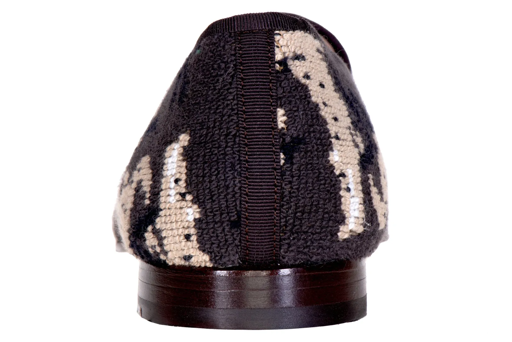Stubbs & Wootton Wetlands Noir Needlepoint Slipper (Men)