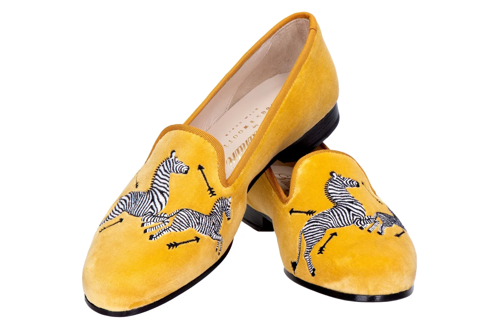 Stubbs & Wootton Zebras Velvet Slipper (Men)